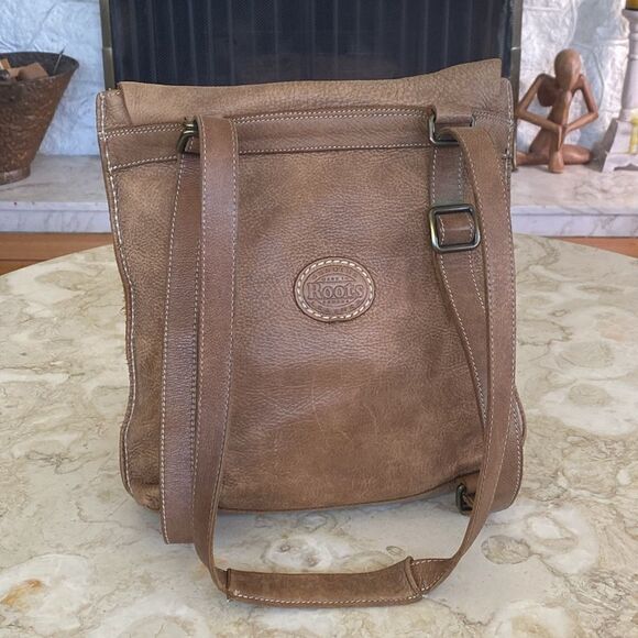 Roots Raiders Convertible Pack Tribe Leather Unisex Medium - Picture 7 of 14